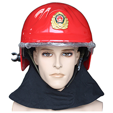 Red EN Standard Firefighting Helmet