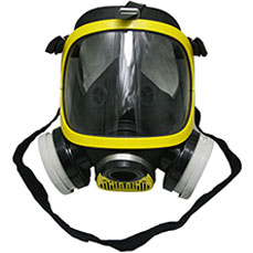 Double Filters Yellow Gas Mask