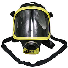 Yellow Single Filter Gas Mask