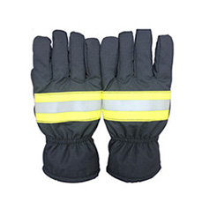 Navy Blue <font color='red'>Firefighter </font>Gloves