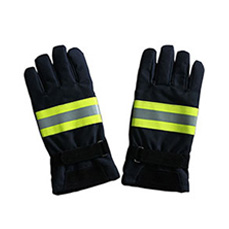 Navy Blue Nomex Firefighter Gloves
