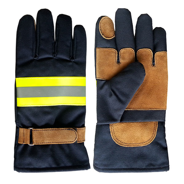Khaki Nomex <font color='red'>Firefighter </font>Gloves